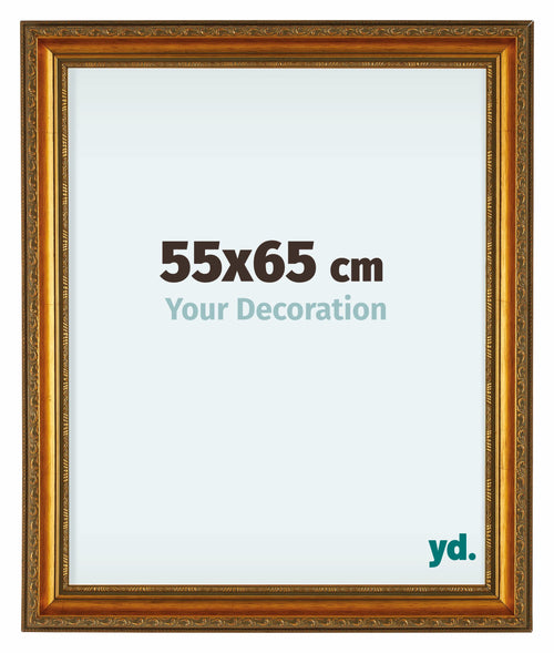 Oxford Legna Cornice 55x65cm Oro Antico Davanti Dimensione | Yourdecoration.it