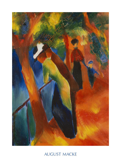 PGM AM 304 August Macke Strada soleggiata Stampa Artistica 60x80cm | Yourdecoration.it