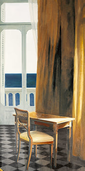 PGM HVG 04 Henning von Gierke Interieur mit Sonne und Meer II Stampa Artistica 50x100cm | Yourdecoration.it