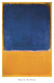 PGM MKR 466 Mark Rothko Untitled 1950 Blue Yellow Stampa Artistica 658x1015cm | Yourdecoration.it