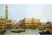 PGM OCA 26 Canaletto Molo Venedig Stampa Artistica 80x60cm | Yourdecoration.it