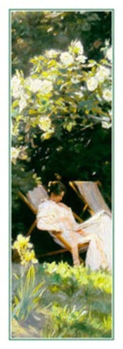 PGM PSK 75S Peter Severin Kroyer Havepartie med Marie Kroyer Stampa Artistica 25x70cm | Yourdecoration.it