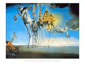 PGM SD 137 Salvador Dali La tentation de St Antoine Stampa Artistica 80x60cm | Yourdecoration.it