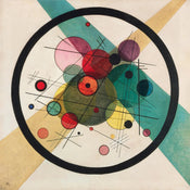 PGM WK 50 Wassily Kandinsky Kreis im Kreis Stampa Artistica 70x70cm | Yourdecoration.it