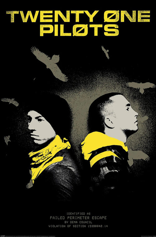 Poster 21 Pilots Trench Vultures 61x91 5cm PP2403419 | Yourdecoration.it