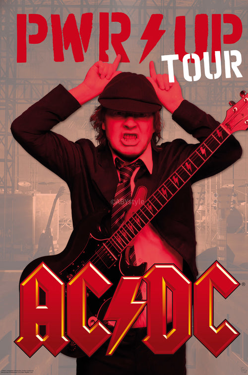 Poster Acdc Pwr Up Tour 61x91 5cm GBYDCO675 | Yourdecoration.it