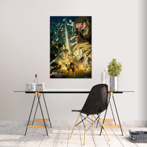 Poster Attack On Titan Paradis Vs Marley 61x91 5cm Grupo Erik GPE5832 Sfeer | Yourdecoration.it