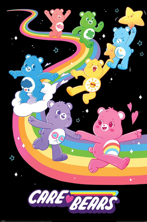 Poster Care Bears We Love Rainbows 61x91 5cm PP2400009 | Yourdecoration.it