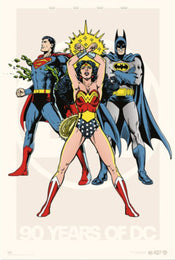 Poster Dc Comics 90Th Anniversary 61x91 5cm Grupo Erik GPE5848 | Yourdecoration.it