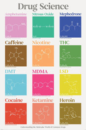 Poster Drug Science A Z 61x91 5cm PP2402112 | Yourdecoration.it