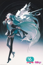 Poster Hatsune Miku Happy 16Th Birthday Miku 61x91 5cm Abystyle GBYDCO491 | Yourdecoration.it