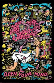 Poster Killer Acid Open Your Mind 61x91 5cm PP35434 | Yourdecoration.it