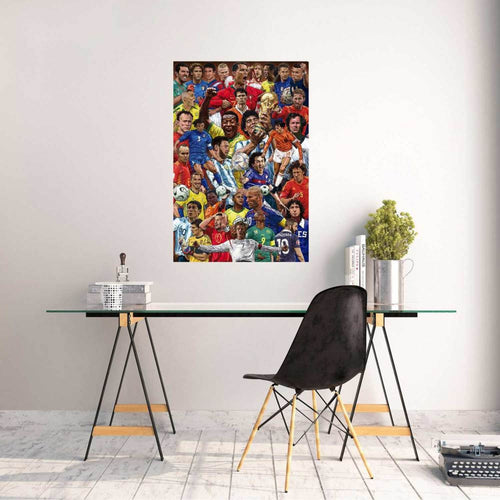 Poster Legendary Footballers 61x91 5cm Grupo Erik GPE5817 Sfeer | Yourdecoration.it