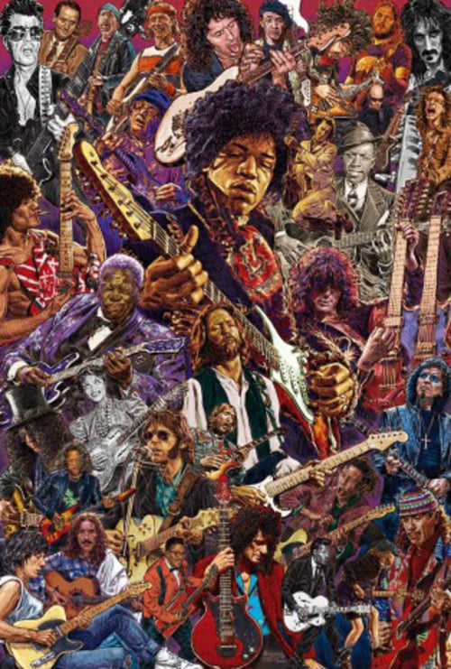 Poster Legendary Guitarists 61x91.5cm Grupo Erik GPE5841 | Yourdecoration.it