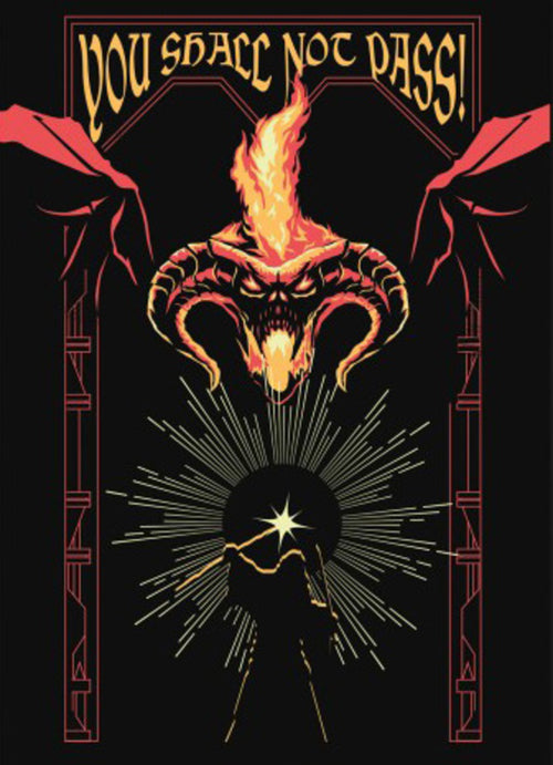 Poster Lord Of The Rings Balrog Glow In The Dark 61x91 5cm Grupo Erik GPEPR011 | Yourdecoration.it