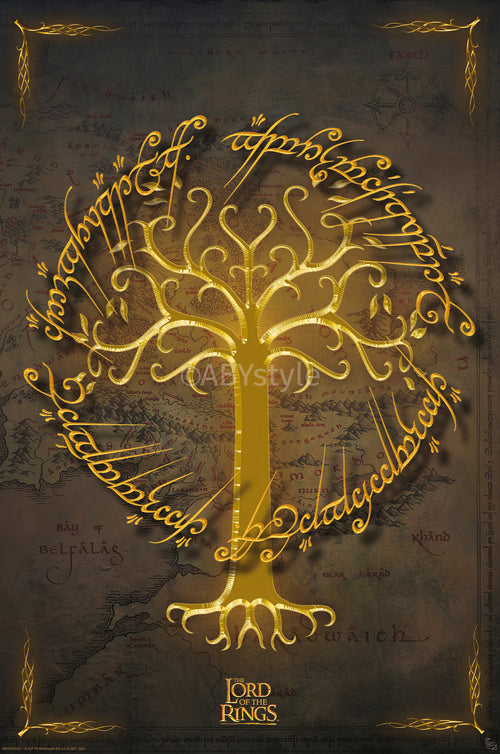 Poster Lord Of The Rings White Tree 61x91 5cm Abystyle GBYDCO655 | Yourdecoration.it