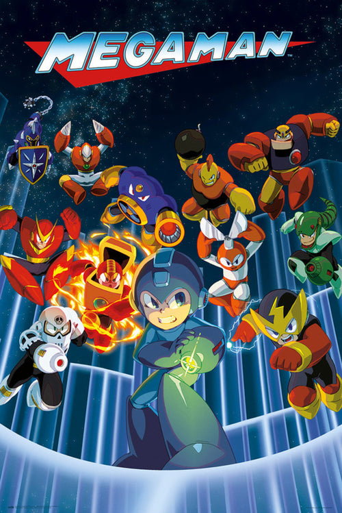 Poster Mega Man 61x91 5cm Grupo Erik GPE5774 | Yourdecoration.it