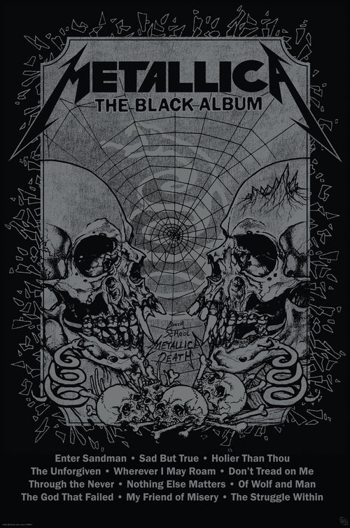 Poster Metallica Black Album 61x91 5cm Abystyle GBYDCO433 | Yourdecoration.it