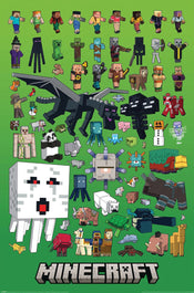 Poster Minecraft Character Montage 61x91 5cm PP2402264 | Yourdecoration.it