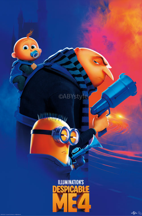 Poster Minions Despicable Me 4 61x91 5cm Abystyle GBYDCO667 | Yourdecoration.it