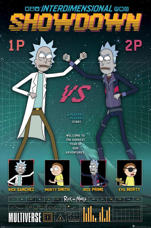 Poster Rick And Morty Showdown 61x91 5cm PP35425 | Yourdecoration.it