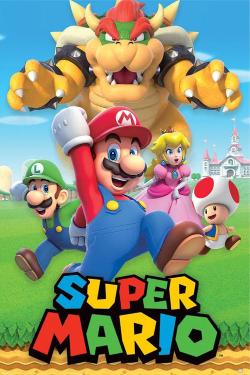 Poster Super Mario Character Montage 61x91 5cm Pyramid PP35311 | Yourdecoration.it