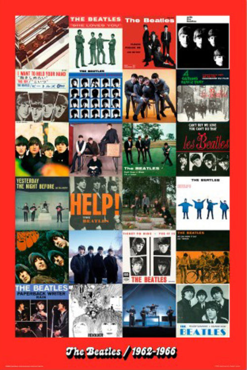 Poster The Beatles Era 1962 1966 61x91.5cm Grupo Erik GPE5853 | Yourdecoration.it