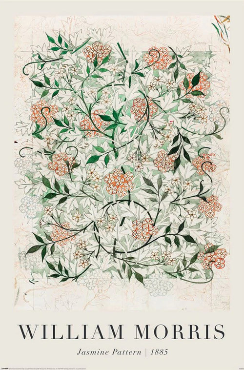 Poster William Morris Jasmine In Progress 61x91 5cm PP2400692 | Yourdecoration.it