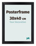 Posterframe 30x40cm Nero Opaco MDF Parma Dimensione | Yourdecoration.it