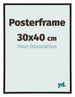 Posterframe 30x40cm Nero Opaco Plastica Paris Dimensione | Yourdecoration.it