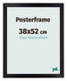 Posterframe 38x52 Nero Opaco MDF Parma Dimensione | Yourdecoration.it