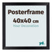 Posterframe 40x40cm Nero Opaco MDF Parma Dimensione | Yourdecoration.it