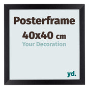 Posterframe 40x40cm Nero Opaco MDF Parma Dimensione | Yourdecoration.it