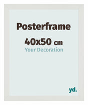 Posterframe 40x50cm Bianco Opaco MDF Parma Dimensione | Yourdecoration.it