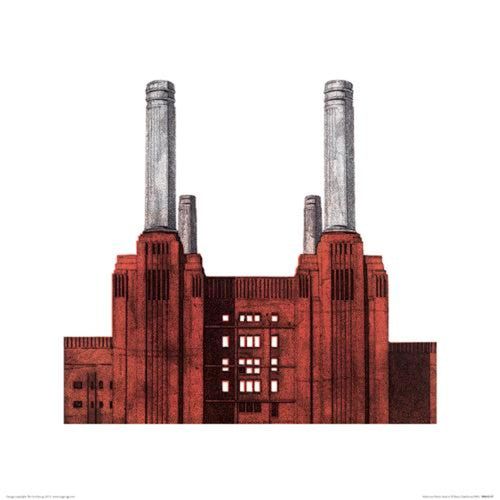 Stampa Artistica Barry Goodman Battersea Power Station 40x40cm Pyramid PPR45517 | Yourdecoration.it