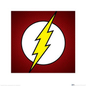 Stampa Artistica Dc Comics The Flash Symbol 40x40cm Pyramid PPR45381 | Yourdecoration.it