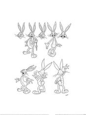 Stampa Artistica Wb100 Looney Tunes Bugs Bunny 30x40cm Pyramid PPR54388 | Yourdecoration.it