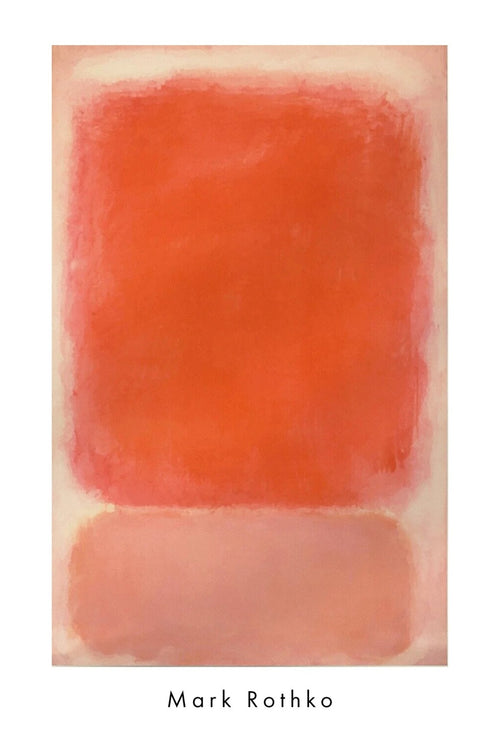 Stampa d Arte Mark Rothko Red and Pink on Pink 1953 55 5x81 5cm MKR 953 PGM | Yourdecoration.it