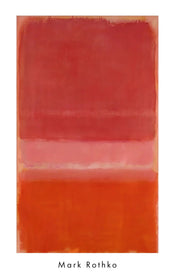 Stampa d Arte Mark Rothko Untitles Red 1956 56x89cm MKR 958 PGM | Yourdecoration.it