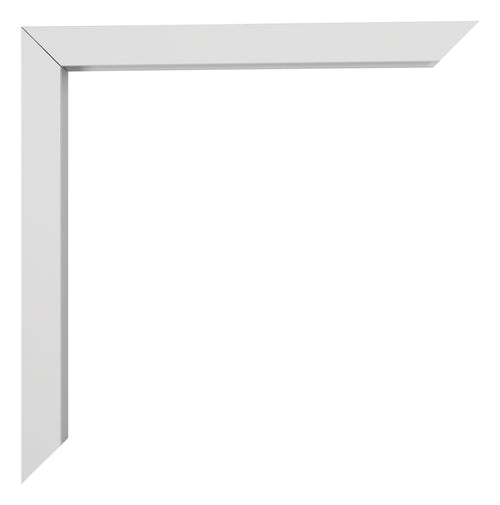 Virginia Alluminio Cornice 20x20cm Bianco Angolo | Yourdecoration.it