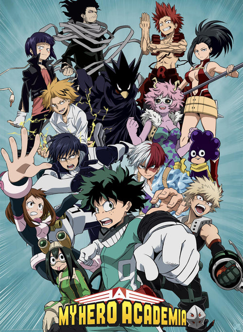 My Hero Academia Heroes Poster 38X52cm | Yourdecoration.it