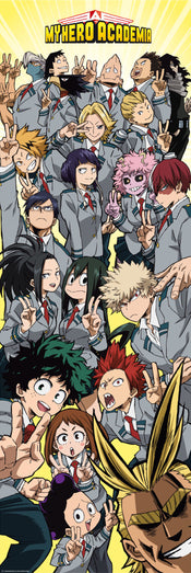 Abystyle My Hero Academia Door Poster Classroom Poster 53X158cm | Yourdecoration.it