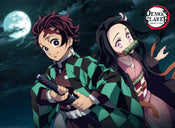 Demon Slayer Tanjiro And Nezuko Poster 52X38cm | Yourdecoration.it