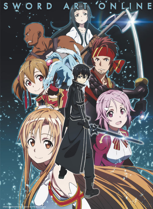 Sword Art Online Party Members Poster 38X52cm | Yourdecoration.it