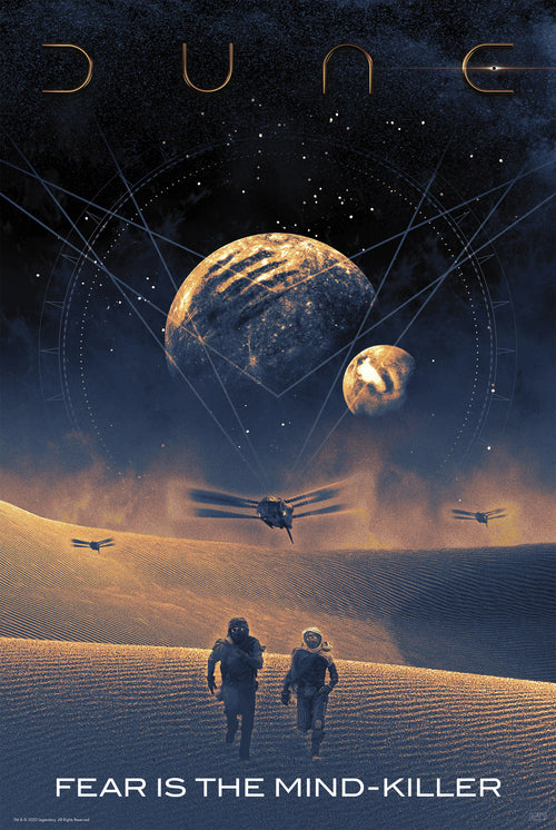 Dune Fear Is The Mindkiller Poster 61X91 5cm | Yourdecoration.it