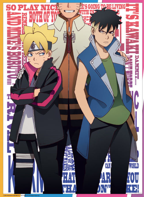 Boruto Boruto And Kawaki Poster 38X52cm | Yourdecoration.it