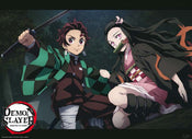ABYstyle Demon Slayer Tanjiro And Nezuko Fight Position Poster 52x38cm | Yourdecoration.it