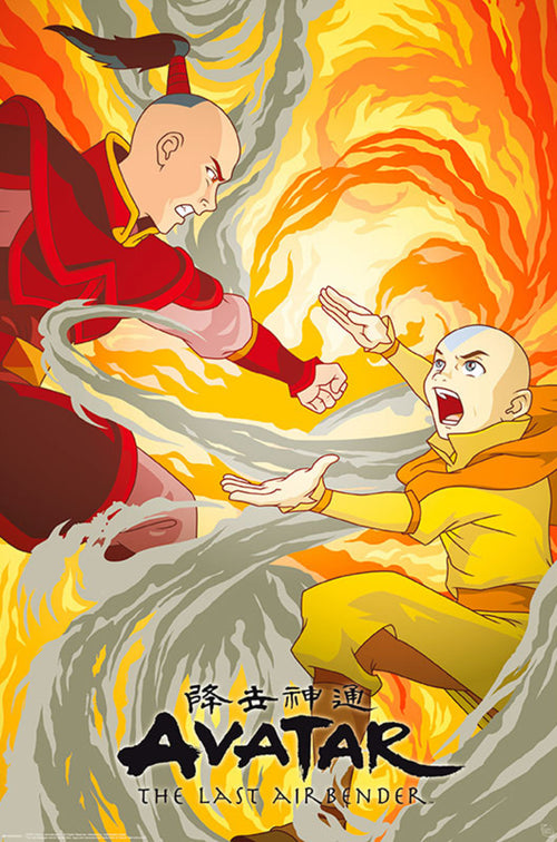 Abystyle Gbydco199 Avatar Aang Vs Zuko Poster 61x91,5cm | Yourdecoration.it