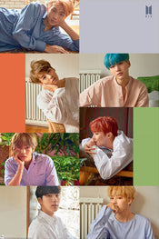 Abystyle Lp2147 Bts Group Collage Poster 61x91,5cm | Yourdecoration.it