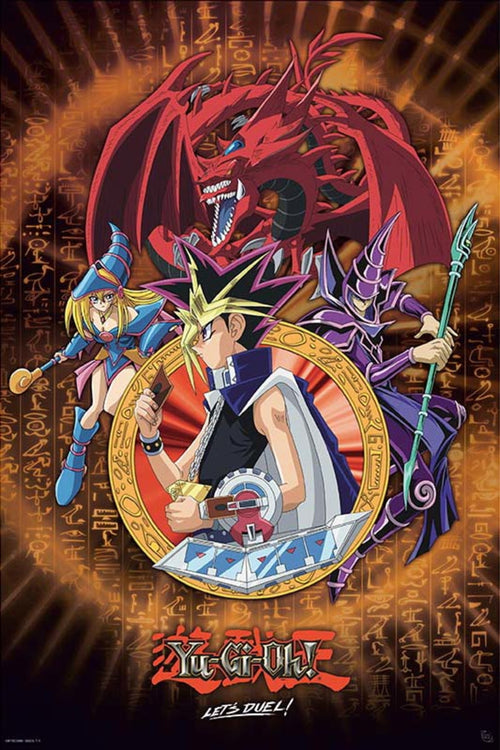 ABYstyle Yu-Gi-Oh! Yugi Slifer And Magician Poster 61x91,5cm | Yourdecoration.it